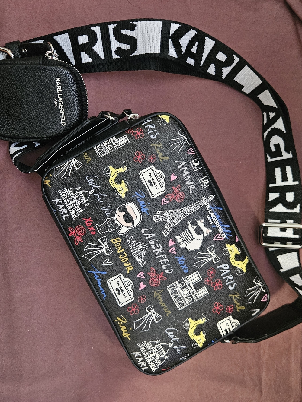 Karl Lagerfeld Paris with Love Crossbody Bag
